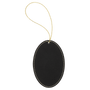 Leatherette Oval Ornament with String - OL03