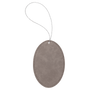 Leatherette Oval Ornament with String - OL03