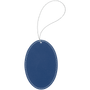 Leatherette Oval Ornament with String - OL03