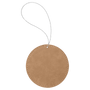 Round Leatherette Ornament with String - OL01