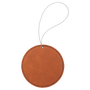 Round Leatherette Ornament with String - OL01