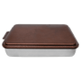 9" x 13" Aluminum Cake Pan with Copper Lid