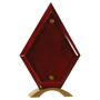 10" Diamond Rosewood Piano Finish Floating Jade Glass St&up