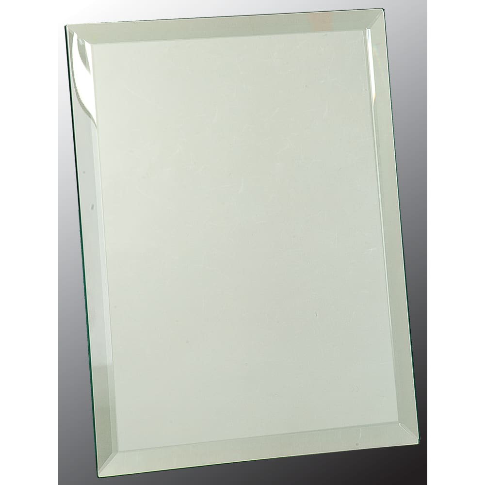 8" x 10" Clear Glass Mirror Plaque