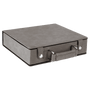 Gray/Black Leatherette 100 Chip Poker Set