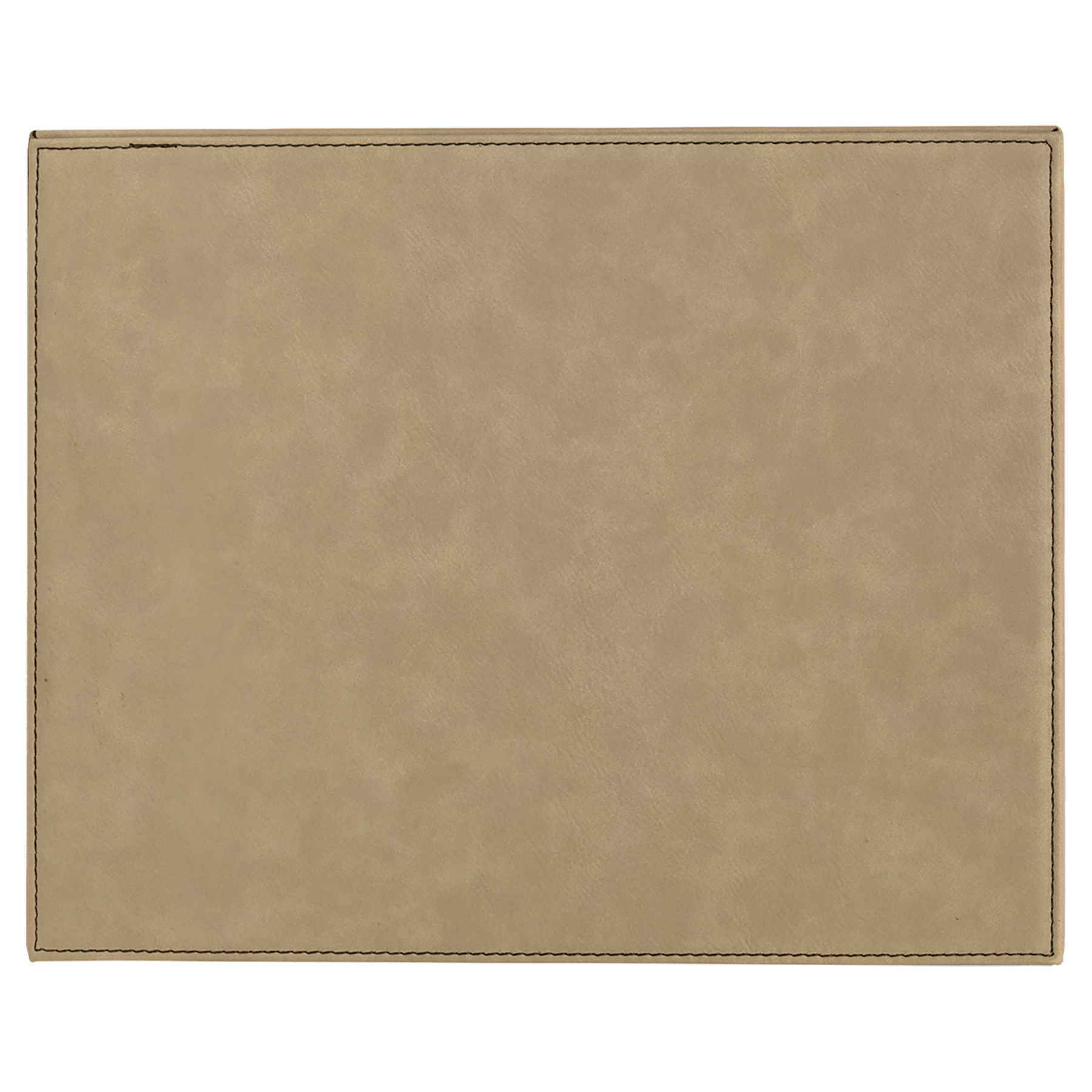 10.5" x 13" Light Brown Leatherette Plaque