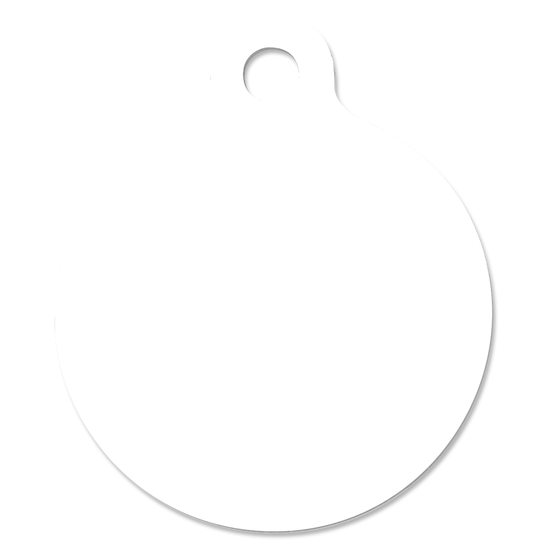 Gloss Aluminum Pet Tag - PT06