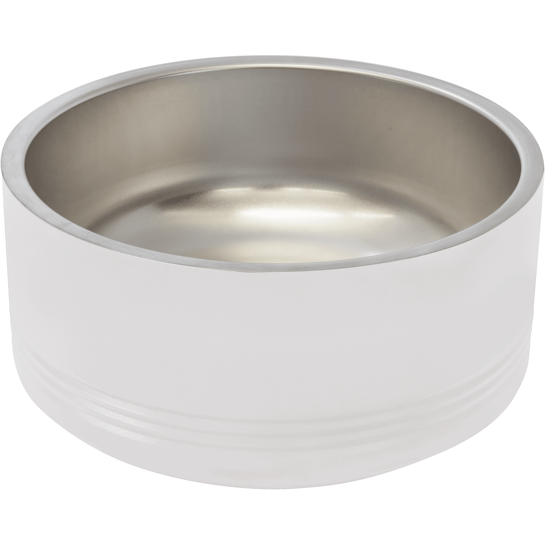Polar Camel 32 oz. Medium White Pet Bowl