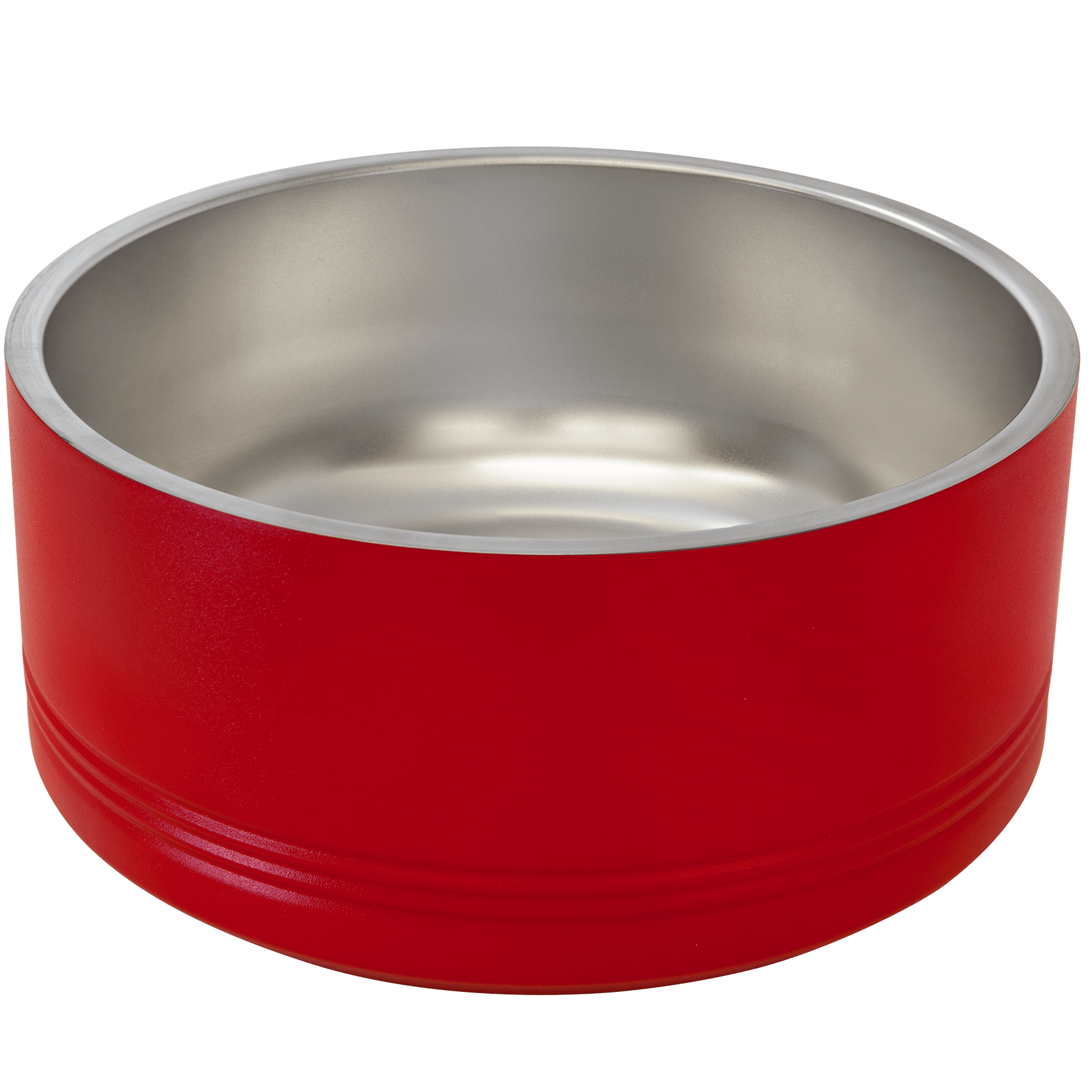 Polar Camel 64 oz. Large Red Pet Bowl