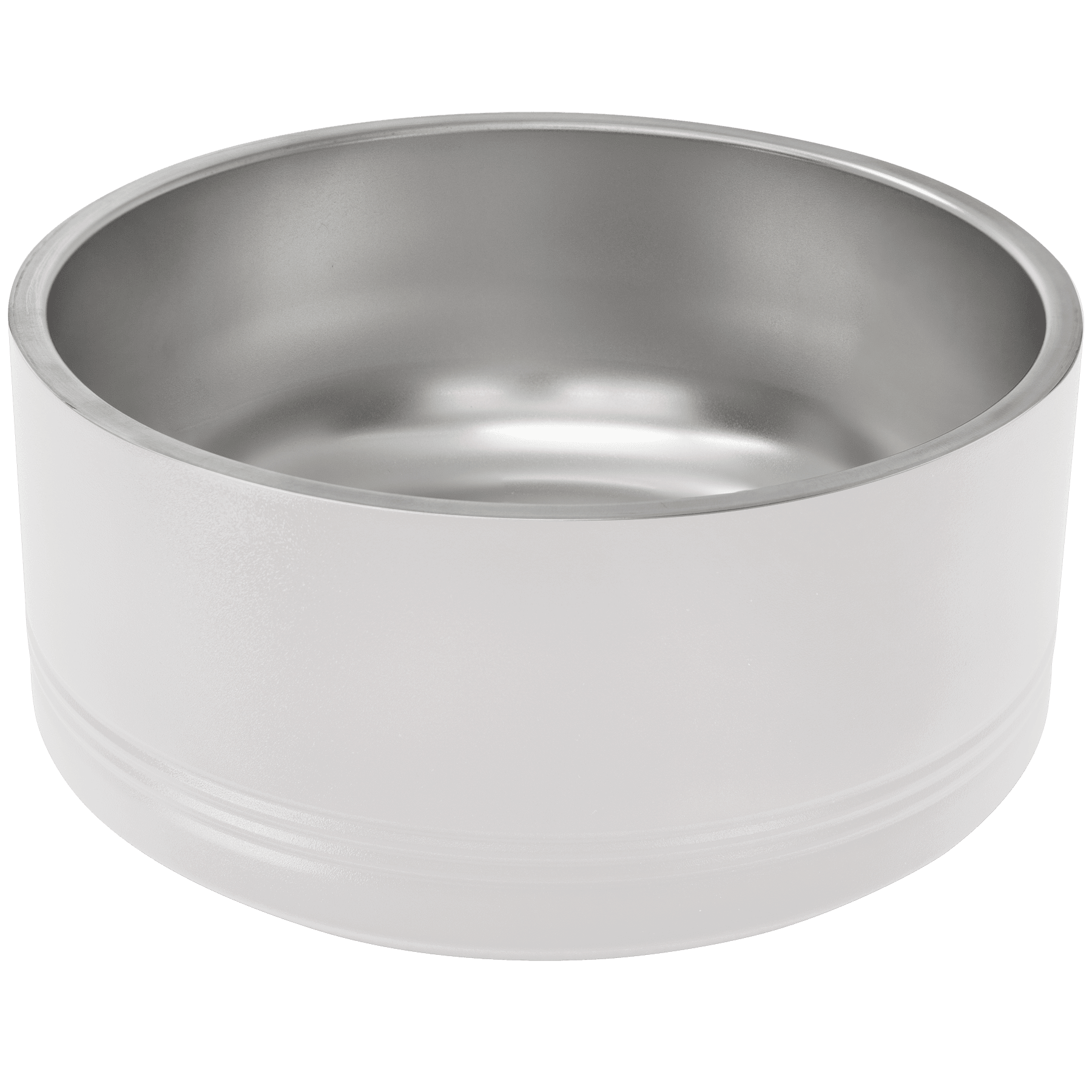 Polar Camel 64 oz. Large White Pet Bowl