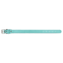 Small 15" x.75" Teal Leatherette Dog Collar