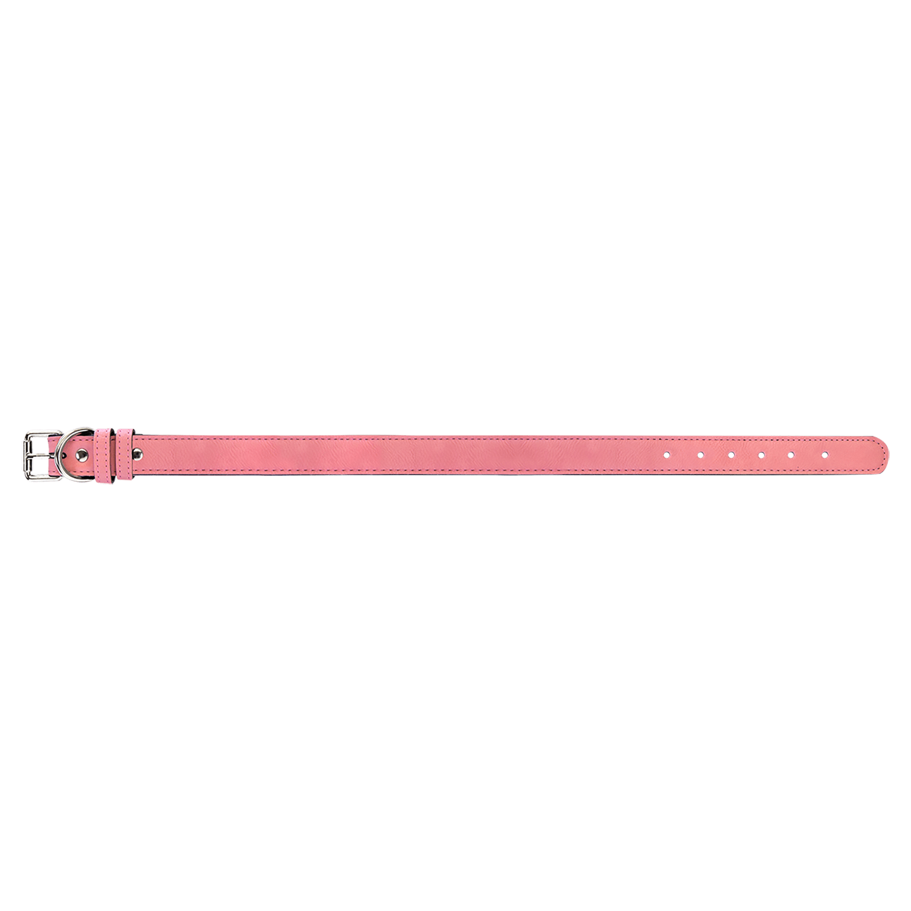 Extra Large 27" x 1.25" Pink Leatherette Dog Collar
