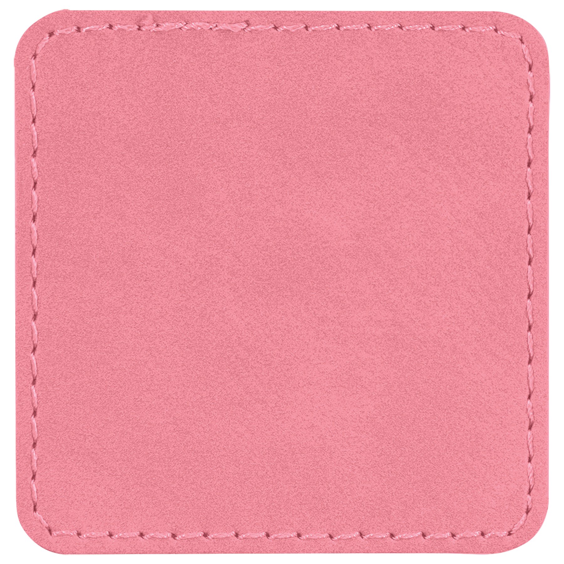 2.5" x 2.5" Pink Leatherette Patch with Adhesive