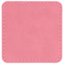 2.5" x 2.5" Pink Leatherette Patch with Adhesive