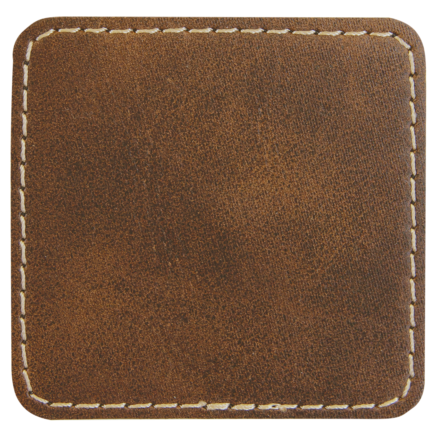2.5" x 2.5" Rustic/Gold Leatherette Patch with Adhesive