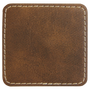 2.5" x 2.5" Rustic/Gold Leatherette Patch with Adhesive