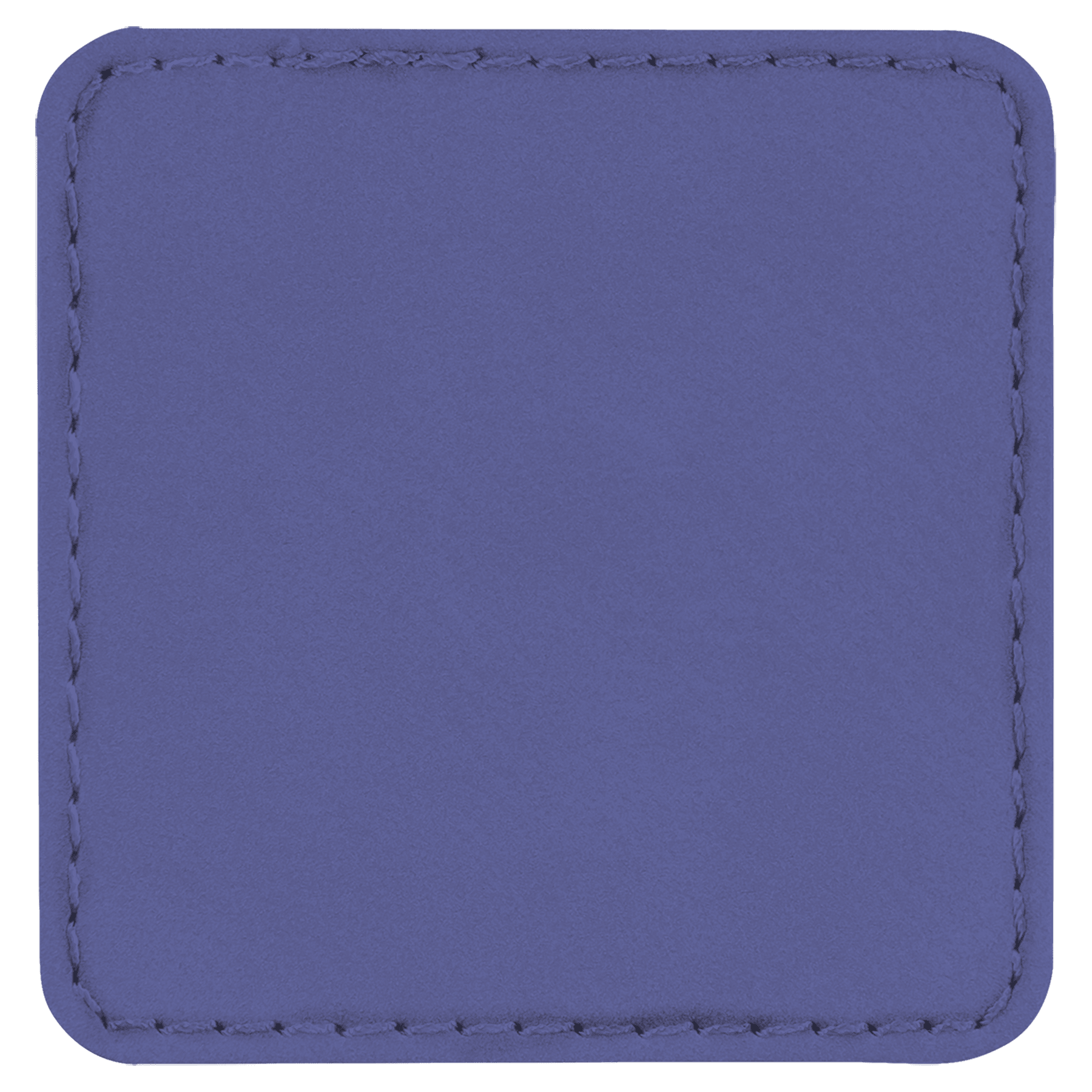 2.5" x 2.5" Square Purple Leatherette Patch with Adhesive