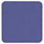 2.5" x 2.5" Square Purple Leatherette Patch with Adhesive