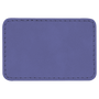 3" x 2" Rectangle Purple Leatherette Patch with Adhesive