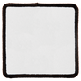 Square Sublimatable Patch with Adhesive & Black Border