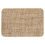 3" x 2" Burlap Rectangle Sublimatable Patch with Adhesive