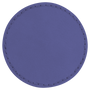 2.5" Round Purple Leatherette Patch with Adhesive