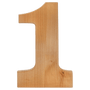 8.25" x 12.5" Alder #1 Plaque