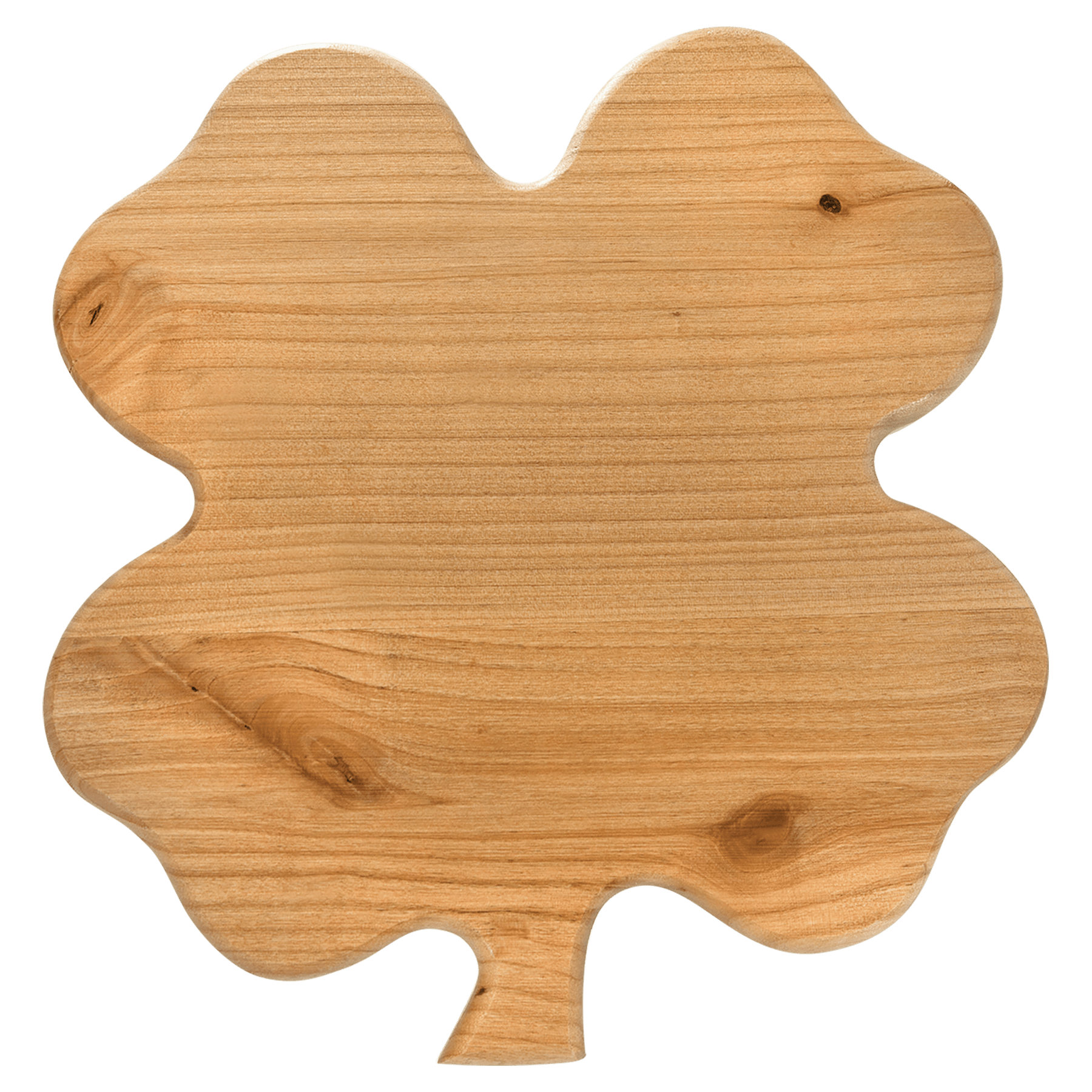 9.75" x 10.25" Alder Clover Plaque