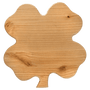 9.75" x 10.25" Alder Clover Plaque