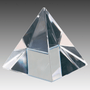 2.4" x 2.4" x 2.4" Crystal Pyramid