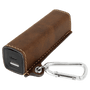 Rustic/Gold Leatherette 2200 mAh Power Bank with USB-C Cord