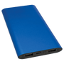 Blue 8000MAH Power Bank & Wireless Anodized Aluminum Charger