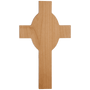 8" x 13.6" Red Alder Cross