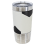 Polar Camel 20 oz. Soccer Leather Tumbler with Slider Lid