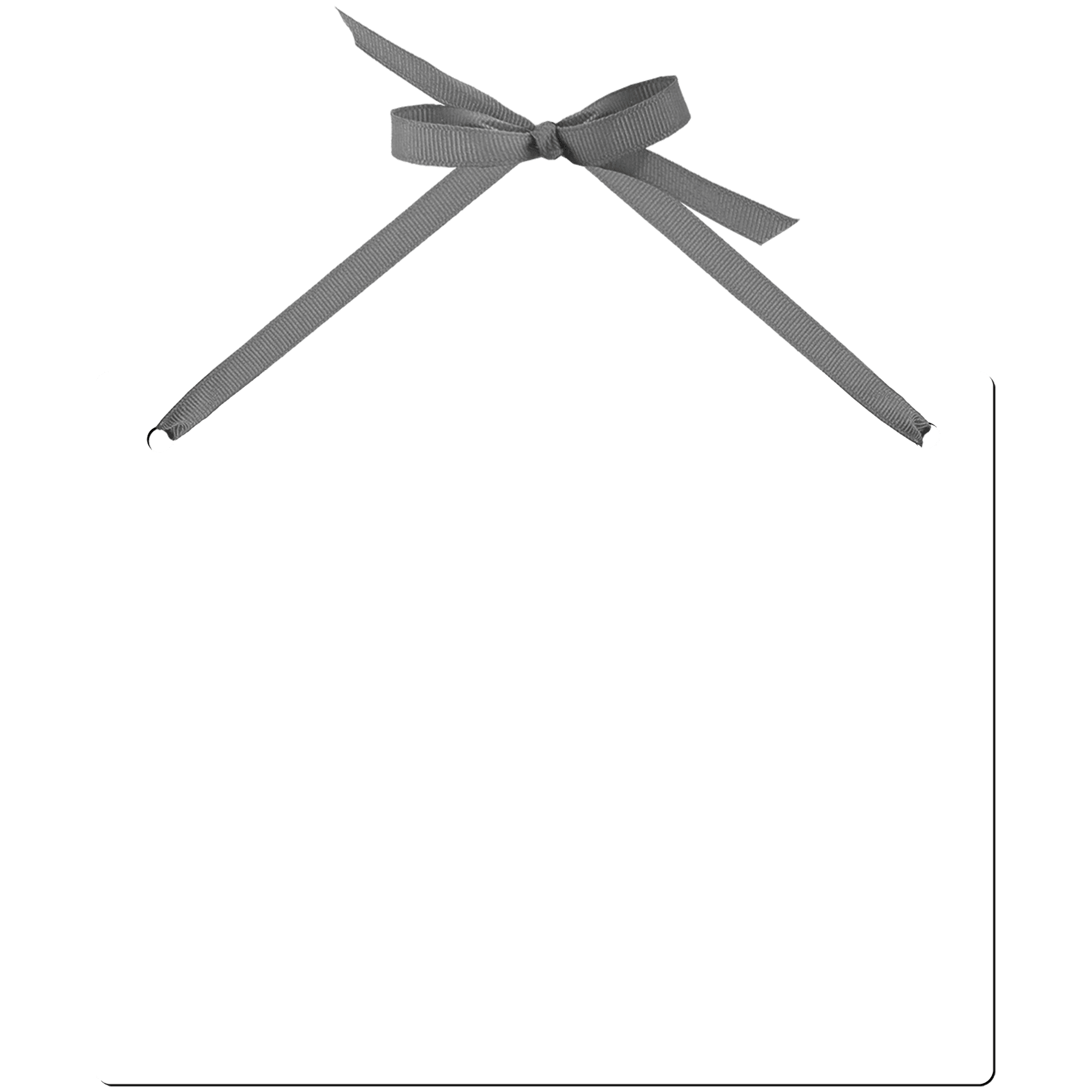 Sublimatable Rectangle Hardboard Wall Decor with Ribbon