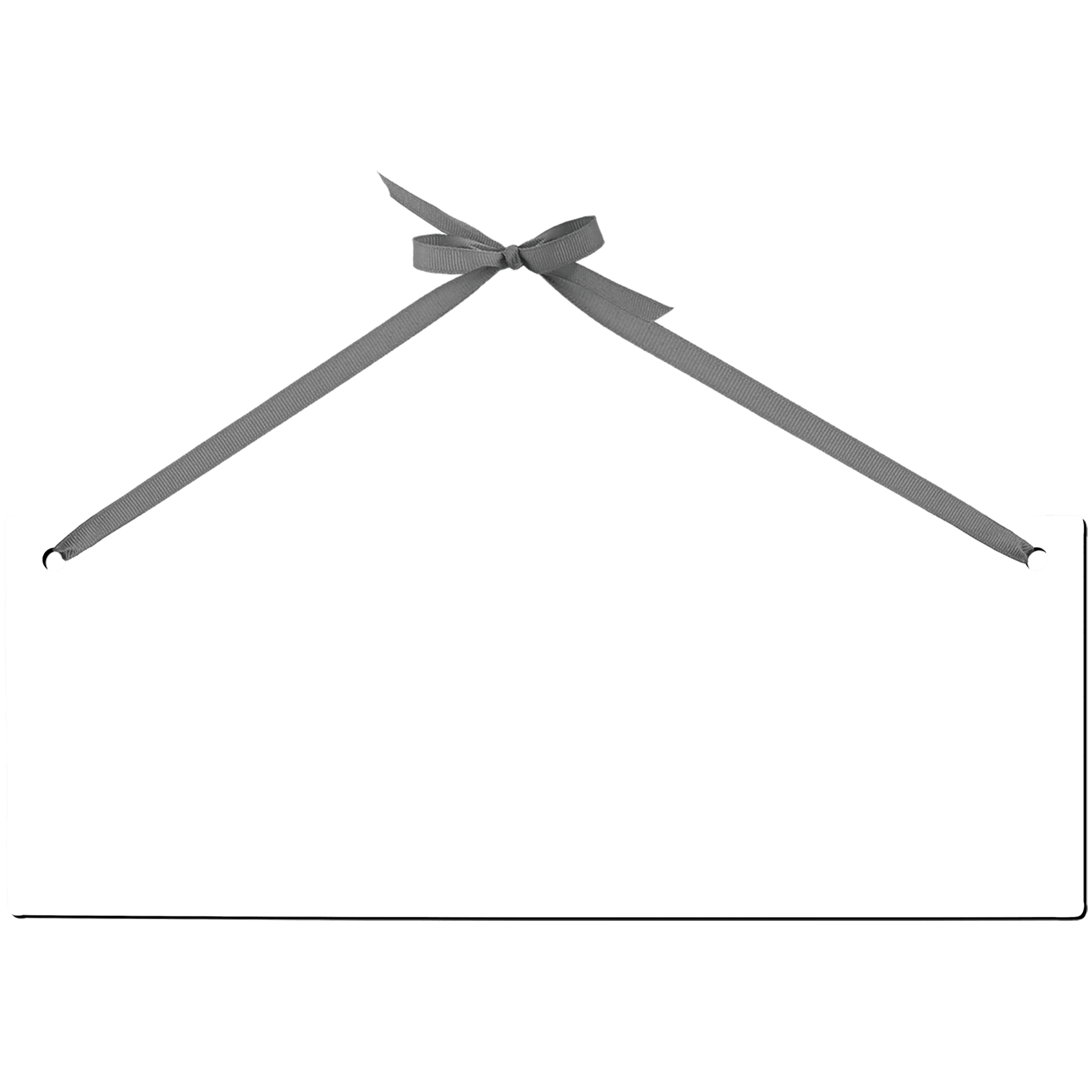 Rectangle Hardboard Wall Decor with Ribbon - SW16