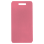 3.875" x 2" Pink Anodized Aluminum Luggage Tag