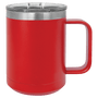 Polar Camel 15 oz. Red Vacuum Insulated Mug with Slider Lid