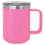 Polar Camel 15 oz. Pink Vacuum Insulated Mug with Slider Lid