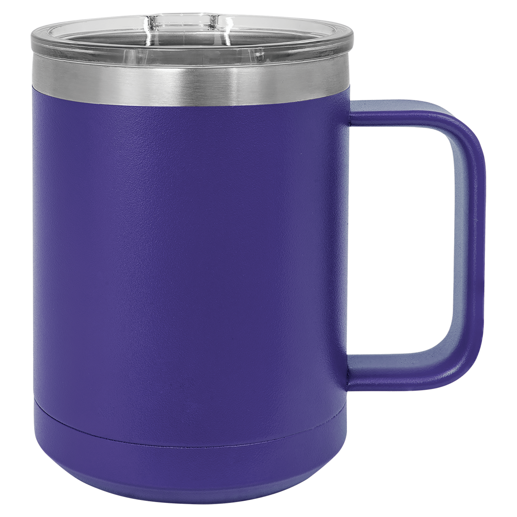 Polar Camel 15 oz. Purple Vacuum Insulated Mug w/Slider Lid