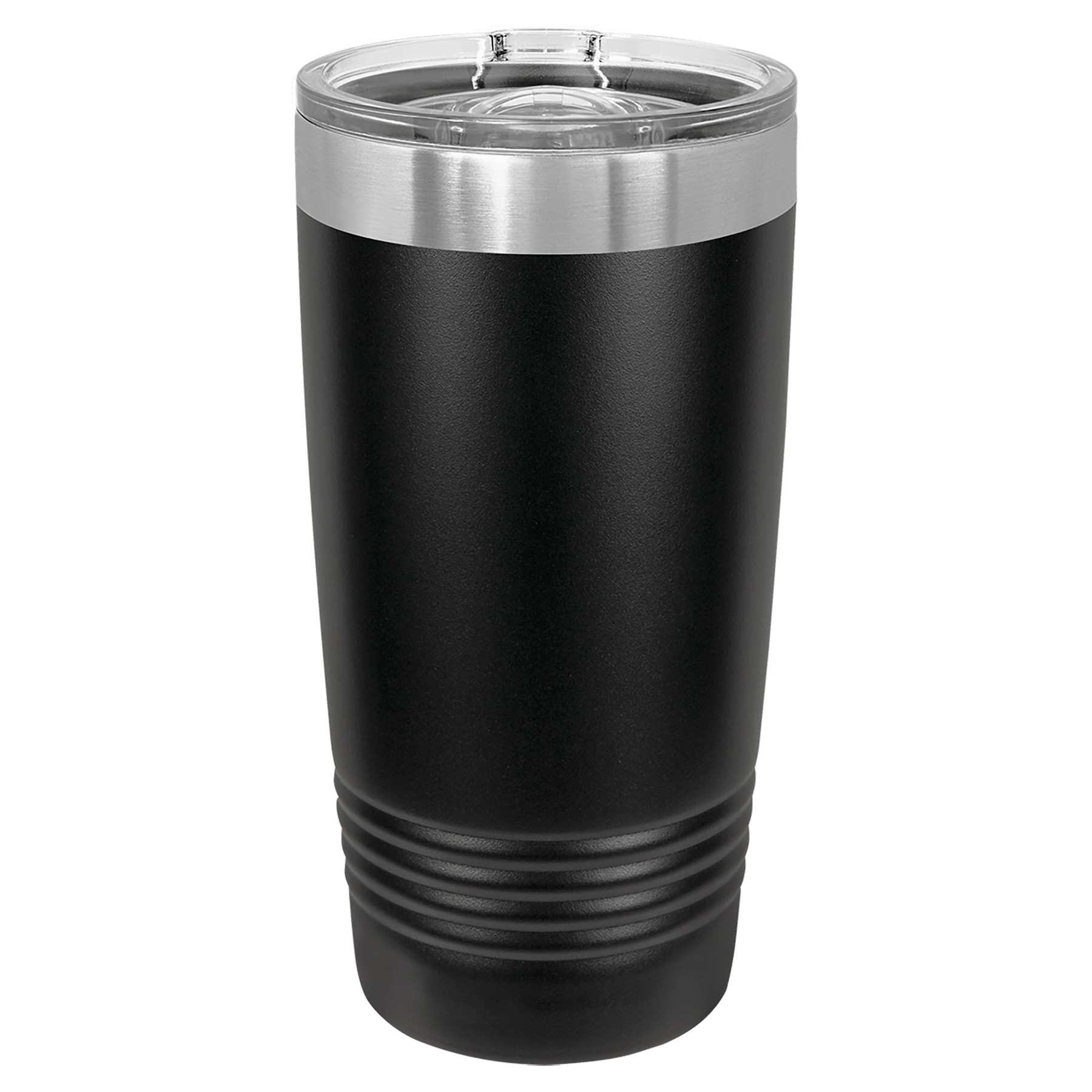 PC  20 oz. Black Ringneck Insulated Tumbler and Silver Ring