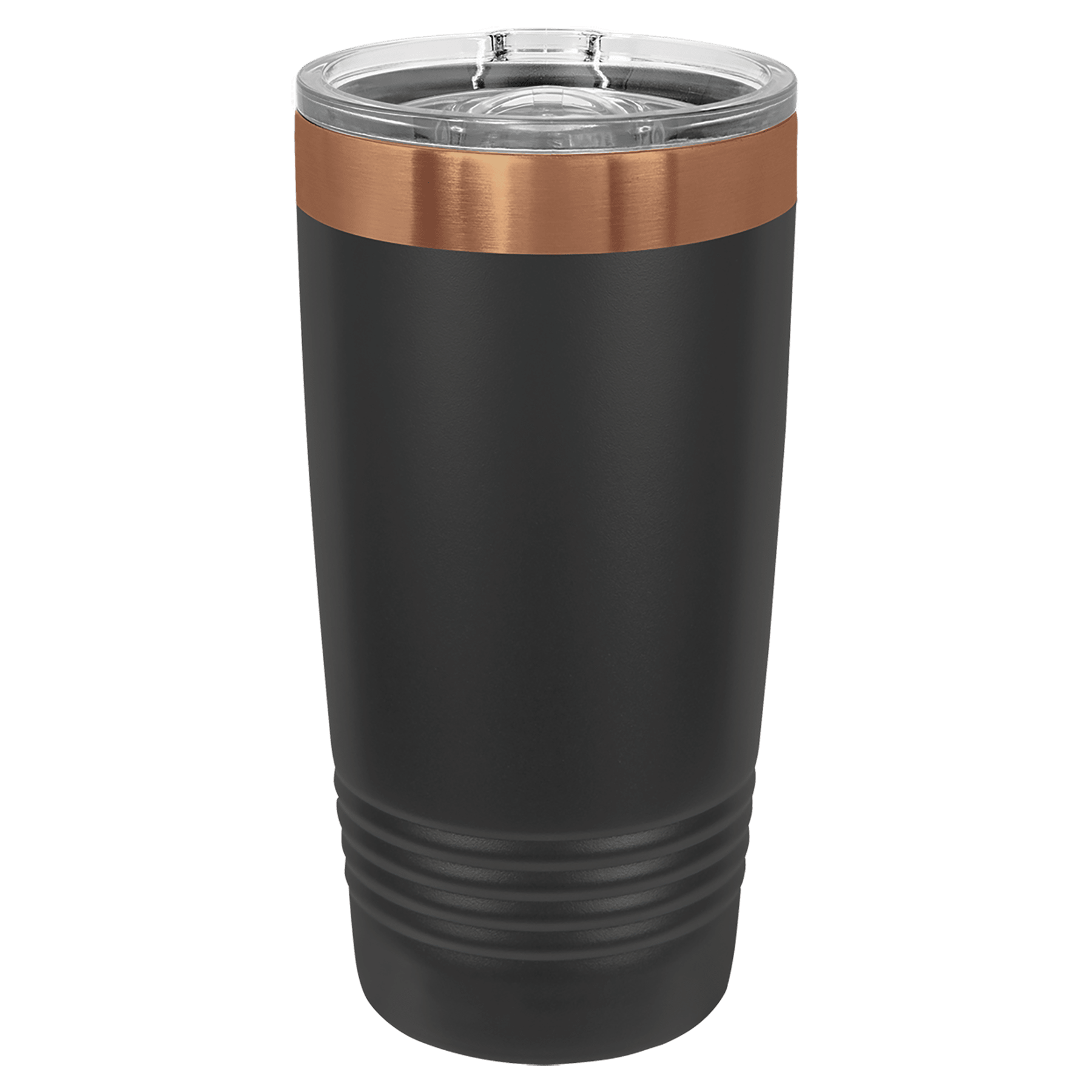 PC  20 oz. Black/Rose Gold ION-Plated Ringneck Tumbler