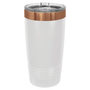 PC  20 oz. White/Rose Gold ION-Plated Ringneck Tumbler