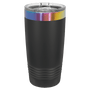 Polar Camel 20 oz. Black/Prism ION-Plated Ringneck Tumbler