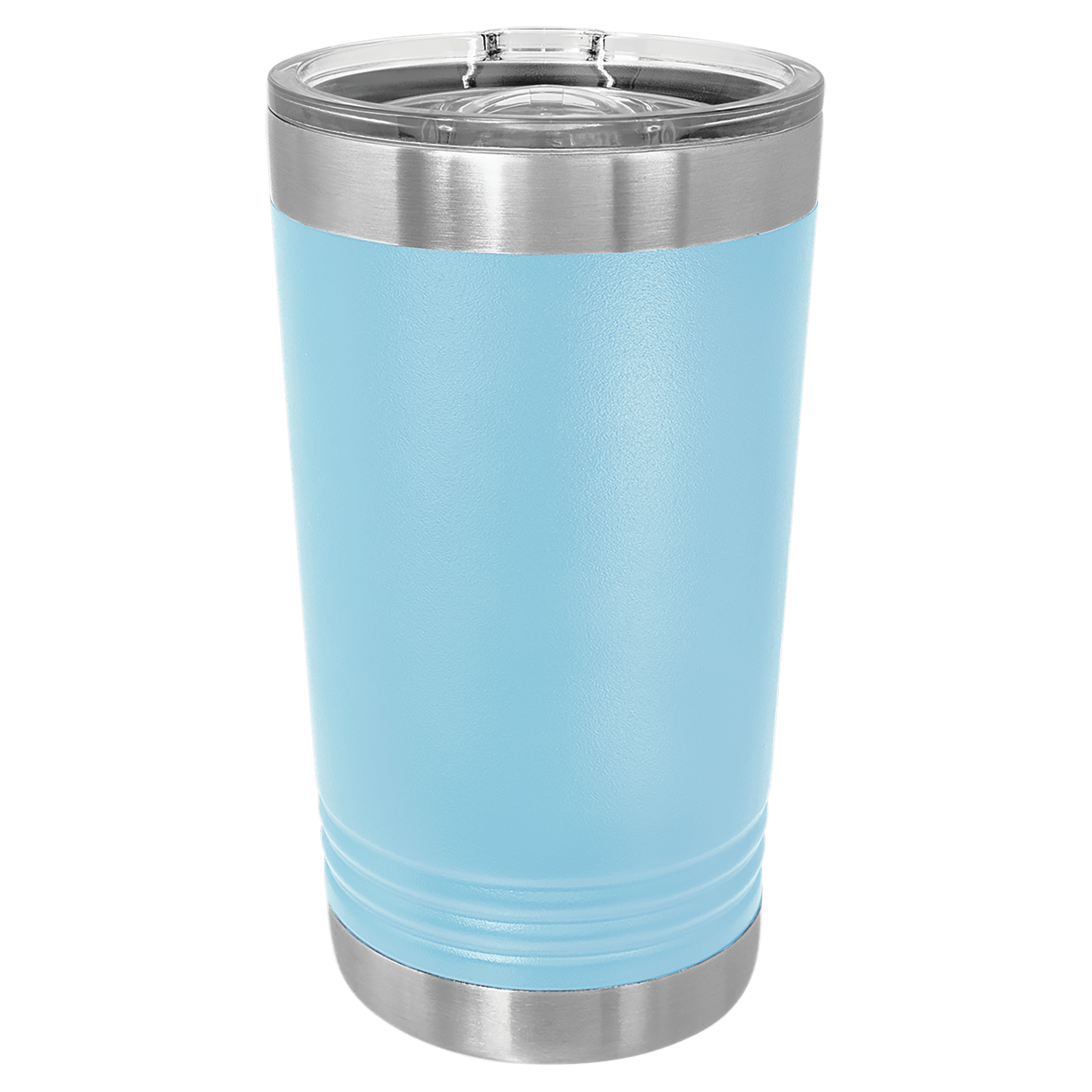 Polar Camel Light Blue 16 oz. Pint with Slider Lid