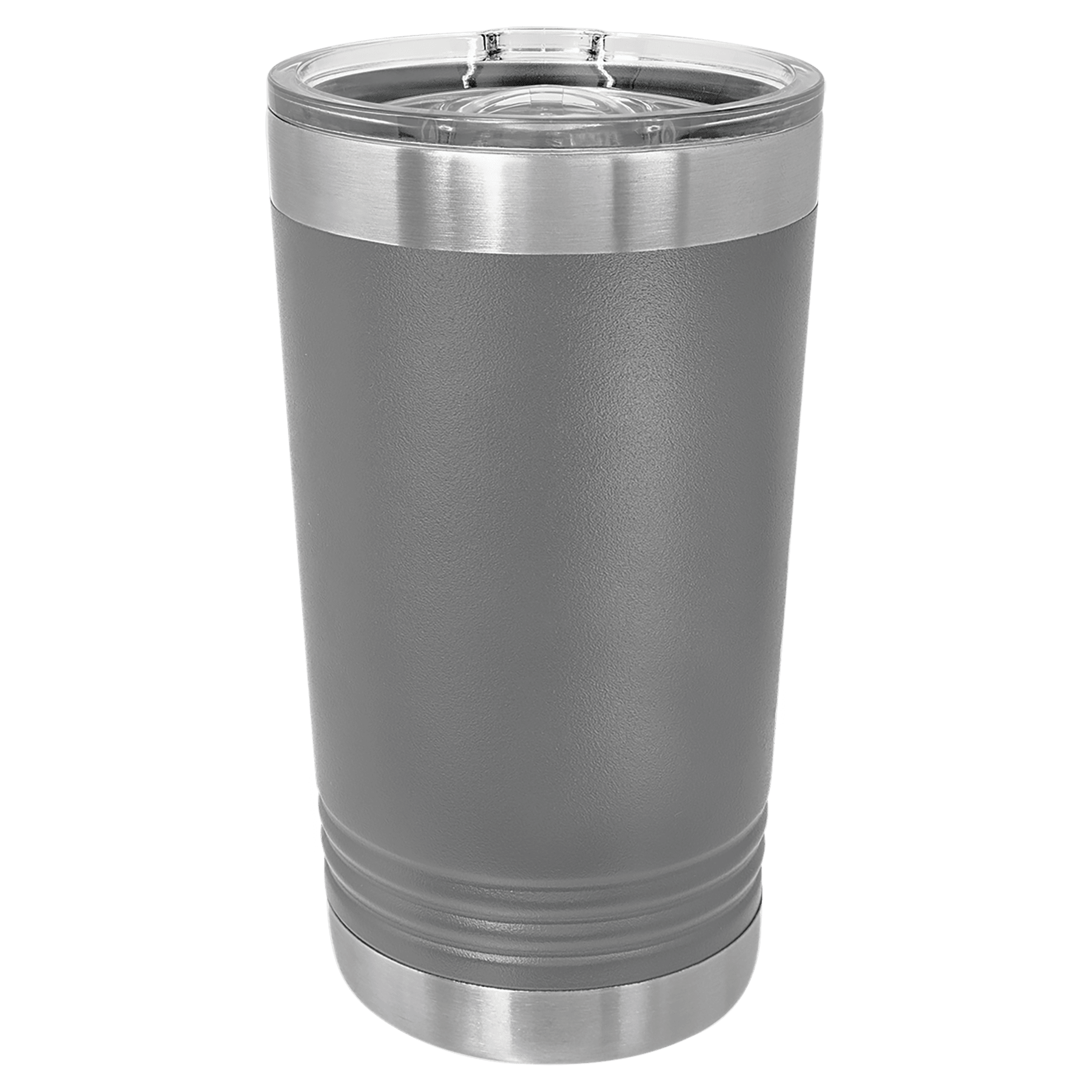 Polar Camel Dark Gray 16 oz. Pint with Slider Lid