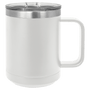 Polar Camel 15 oz. White Vacuum Insulated Mug w/Slider Lid