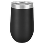 PC 16 oz. Black Vacuum Insulated Stemless Tumbler w/ Lid