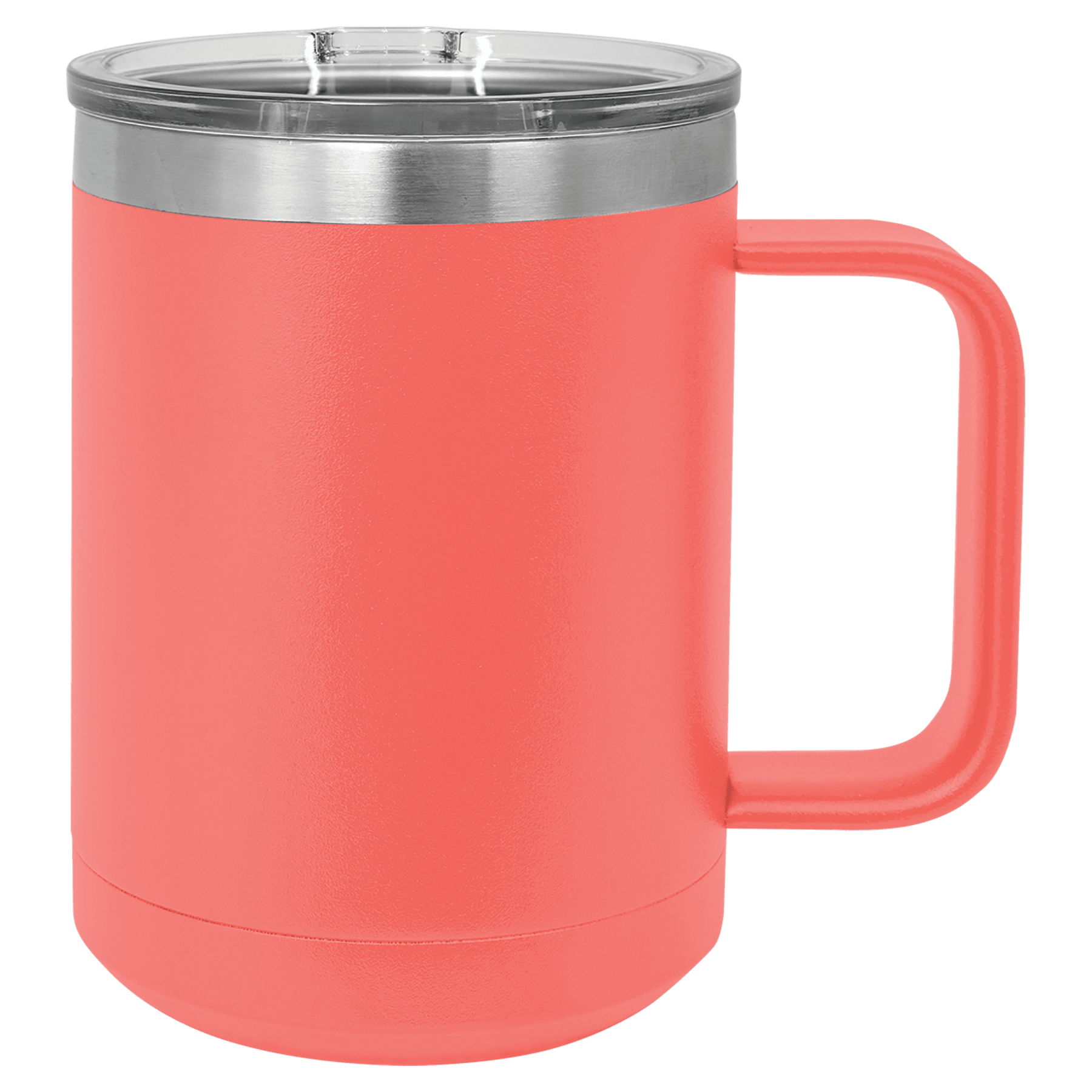 Polar Camel 15 oz. Coral Vacuum Insulated Mug w/Slider Lid