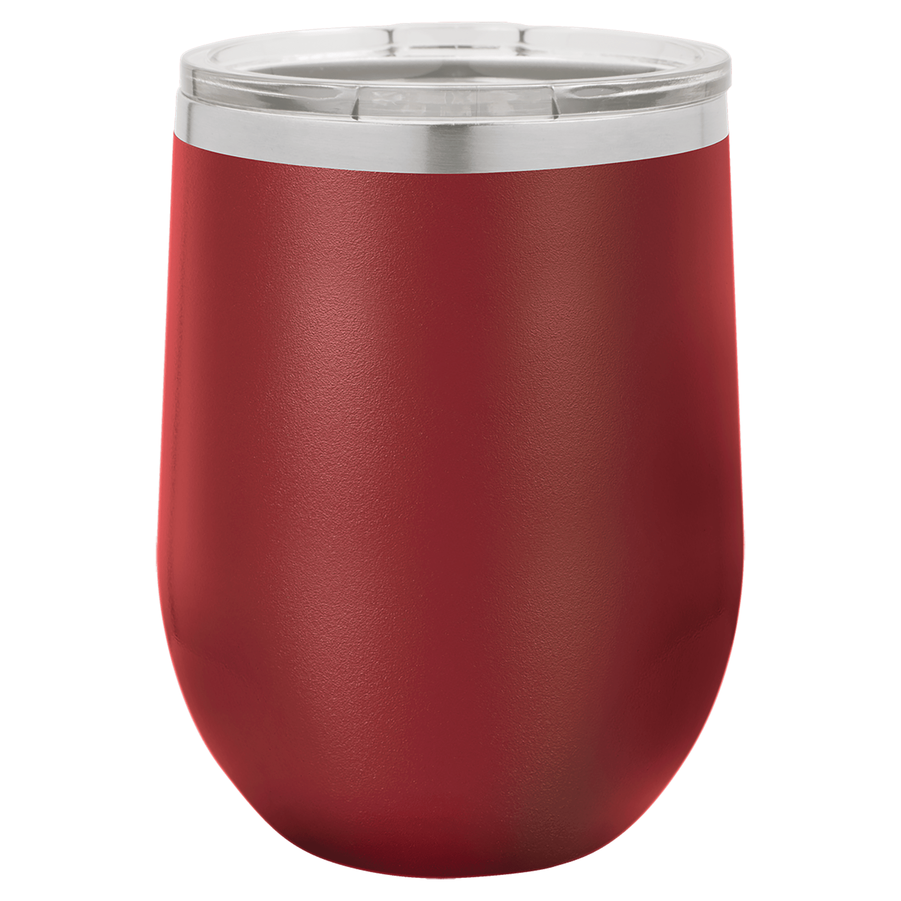 Polar Camel 12 oz. Maroon Stemless Wine Tumbler